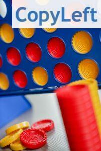 A close up of a game of connect connect