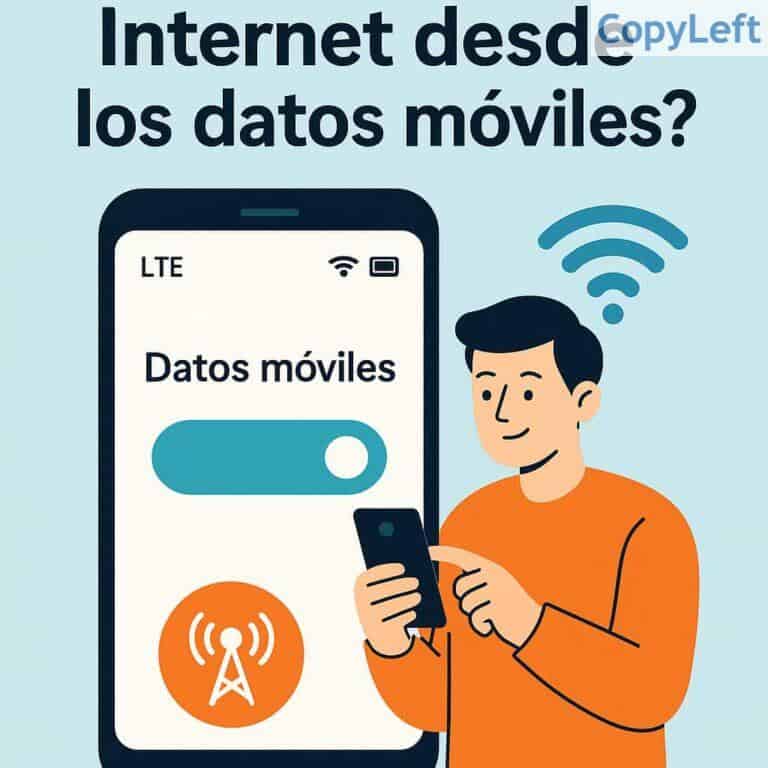 ¿Cómo conectarse a Internet desde los datos móviles?